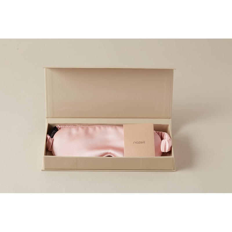 Nazeli Silk Sleep Mask 30 Momme and 100% Silk Filling