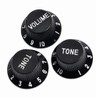 Alnicov Guitar Control Knobs 1 Volumn 2 Tone Fits Metric