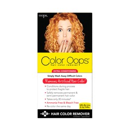 Color Oops decolorante de cabello con extra acondicionador. | Se procesa en 20 minutos, elimina de forma segura el tinte permanente y semipermanente, 