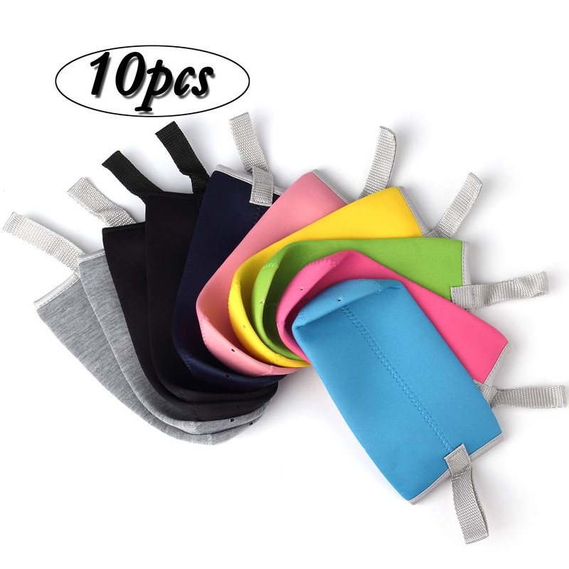 10 Pack Neoprene Water Bottle Sleeve 12 oz - 18