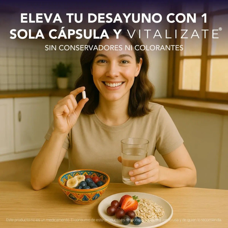 Nad+ Resveratrol Vitalizate 14+ Ingredientes 60 Cápsulas
