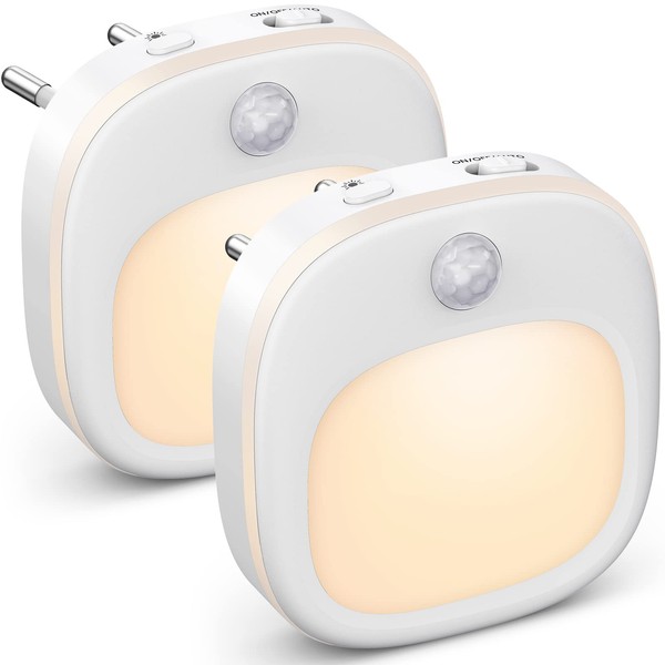 Night Light Socket, [Pack of 2] Night Light with Motion