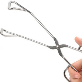 Scissor-Style Cooking Tongs - Stainless Steel Kitchen & Camping Utensil For Cooking 5ea