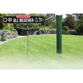 Bosmere Protector Rotary Washing Line Cover, 100% Waterproof, UV Protected, L175 C56cm, AG325R, Green