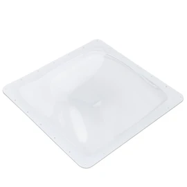 XMK RV Skylight Replacement Cover,26" x 26" RV Skylight Outer Dome for Shower Camper Food Truck Motorhome Roof Fit 22" x 22" Openings Roof Vent Cover (22"x22", Clear)