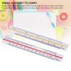 Architectural Scale Ruler, 2Pcs Six Ratios Architectural Scale Ruler Set,