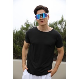 FEISEDY Polarized Sports Sunglasses for Men Women, Baseball Cycling Fishing Sunglasses UV400 Protection B0134