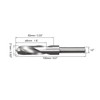 sourcing map 21 mm Drill Bit Straight Shaft Shaft 1/2