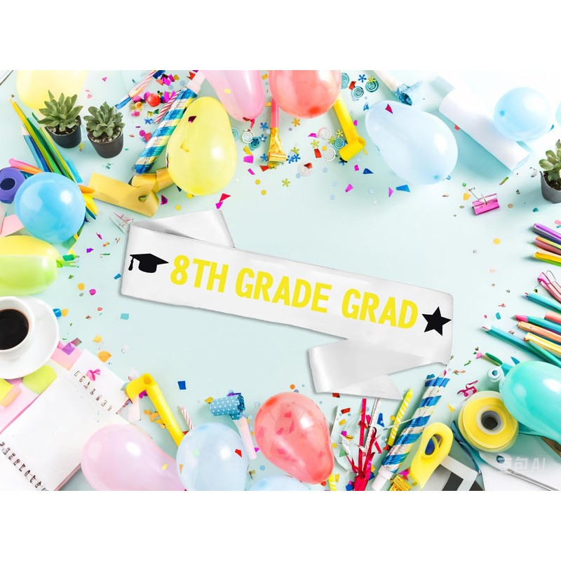 1PJ-8TH 8TH Grade Graduation Stole