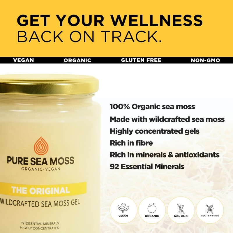 generic Organic Sea Moss Gel by Pure Sea Moss UK