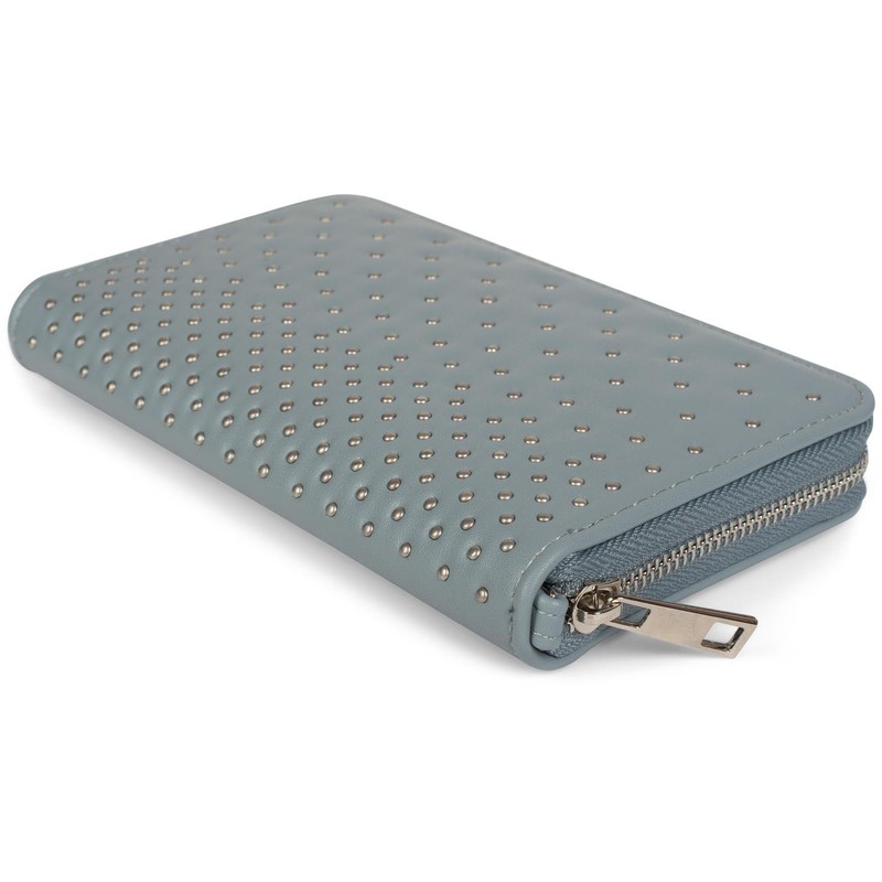 styleBREAKER purse with studs, zip, purse, ball-studded wrist strap, purse,
