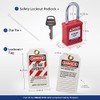 BRADY Personal Lockout Tagout Safety Lock with Loto Tag -