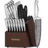 Knife Set, Astercook 21 Pieces Kitchen Knife Set with Built-in