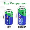 PKCELL CR123A Battery 123A Lithium Batteries 4Pack 1500mAh CR17345 3V