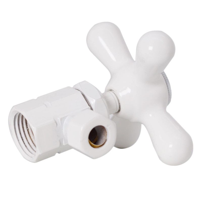 Westbrass D103X-50, 1/2" IPS Inlet with 3/8" Compression Outlet Cross