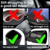 Sandfren 2.5" to 2.8" Car Exhaust Tip, 2.5" Inlet 2.8"