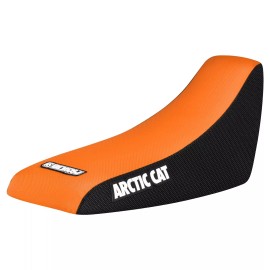 Enjoy Mfg Arctic Cat 50 90 Gripper Seat Cover  2002 - 2005 BLACK/ORANGE standard #256