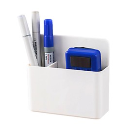 Magnetic Pen holder, Dry Erase Marker Holder, Fridge Magnets Plastic Box, Pencil Markers Organizer, Magnetic Organizer for Whiteboards/Fridge/Refrigerator, Magnetic Pen Holder Dry Erase Tray