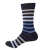 HHX YONLEE Gift Boxed Men's Dress Socks Blue Striped Design