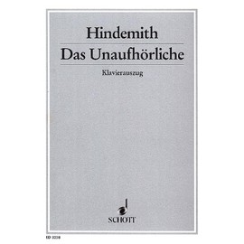 Das Unaufhörliche: Oratorium in drei Teilen. Mixed Choir, Boys’ Choir, Soloists (STBarB) and Orchestra. Réduction pour piano.