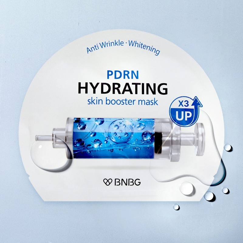 비앤비지 스킨부스터 PDRN 하이드레이팅 마스크팩, 10개입, 3개 B&BG Skin Booster