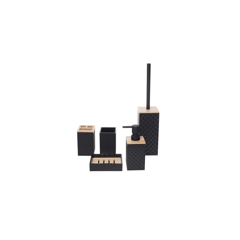 Set de Accesorios para Baño 5 Piezas con Detalles en