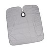 Hair Cut Cape Striped Polyester Waterproof Smooth Surface Neckline Adjustable