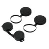 TOBEOME Binoculars Protective Rubber Caps for Lenses Eyepiece Covers for