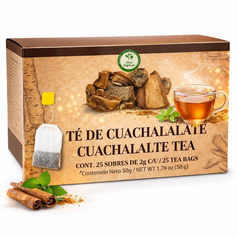 Cuachalalate Tea – 25 Tea Bags – 100% Natural Herbal