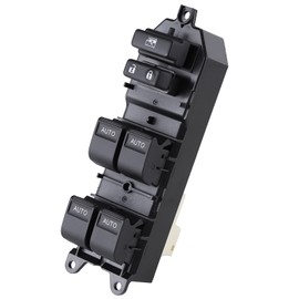 Hiolpen 84820-0R040 Driver Side LED Power Window Switch Auto Down Up Compatible for Toyota Tundra 2007-2021, LED Light, Auto Down Up, 848200R040 Master Power Window Switch