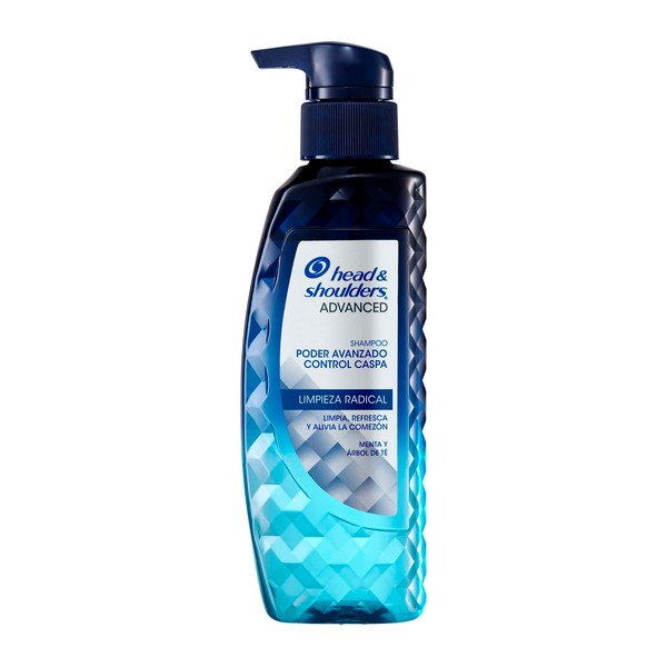 Head & Shoulders, shampoo para caspa, Caspa Grasa, Limpieza Radical Menta y Árbol de Té 280 ml
