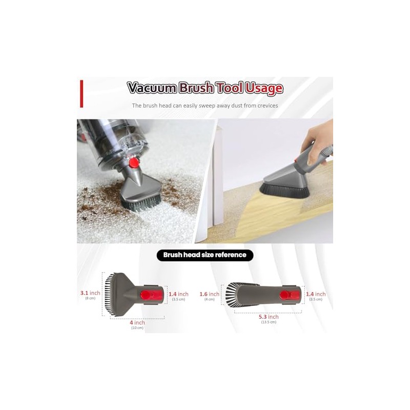Attachments Kit for Dyson V7 V8 V10 V11 V15 Cordless