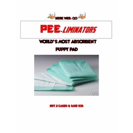 75ct 23x36" PEE-Liminator The MOST Absorbent Puppy Training pads 72 grams w/Poly gel