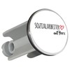 Huuraa Sink Plug Social Worker with Heart 4 cm with