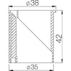 Membrane Odour Trap for Drain Lines