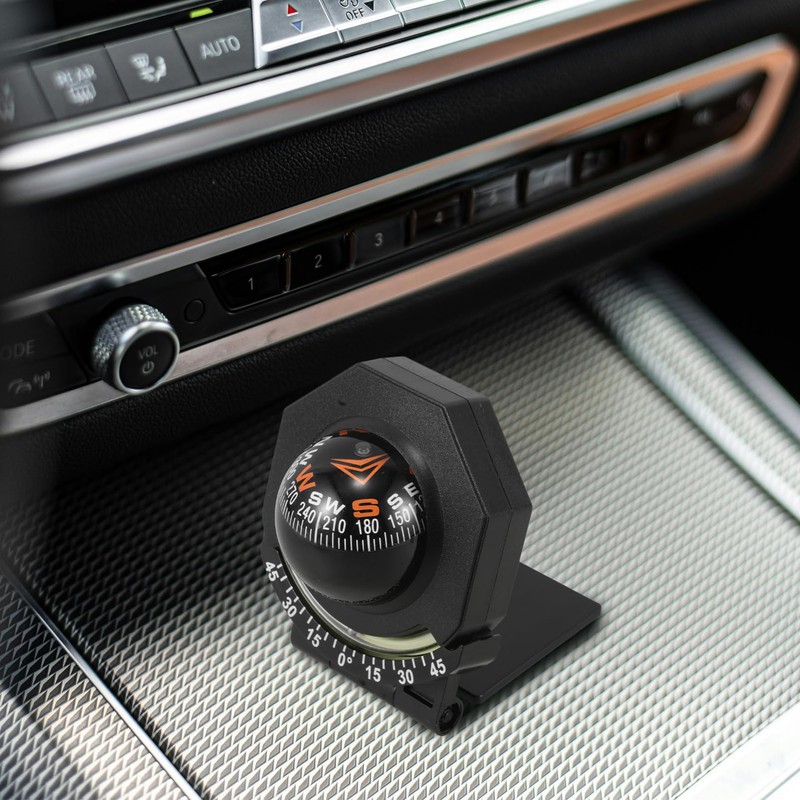 WHAMVOX Car Compass High Precision Dashboard Navigation Ball for Automotive
