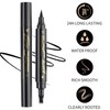 2-in-1 Microblading Eyebrow Pencil with 4 Fork Tips, Magic 3D