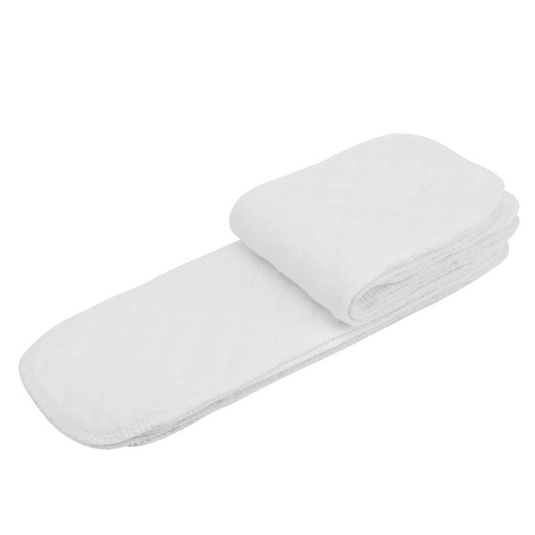 Sunicon 10Pcs Baby Nappy Liner, Soft Breathable 3 Layers Cotton