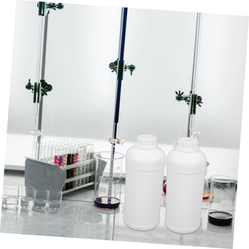ABOOFAN 3Pcs Reagent Bottles Sturdy Hdpe Laboratory Sample Containers with