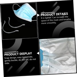 Ciieeo 12Pcs Reusable Mask Support Strap Shaped Protection Strip for Comfortable Breathing Skid Design Fits Face Curve Compatible for Daily Use