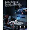 Mini Projector 180LM with WiFi 6 & BT 5.2 Native