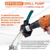 TOPWAY Self Priming Water Drill Pump Attachment with Suction and