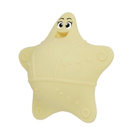 Bathtub Overflow Drain Cover, Silicone Tub Overflow Drain Cover, Soak Bathtub Drain Cover Stopper with Suction Cups, Cute Bathroom Spa Accessories Adds Inches of Water for Deeper Bath (Ivory)