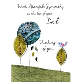 Just to Say Sympathy On Loss Of Your Dad Greeting Card Second Nature Just To Say Cards