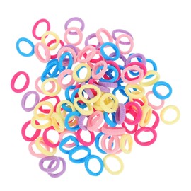 Baluue Hair Accessories Girl 200pcs Simple Kids Hair Ties Hair Griers Baby No Damage Hair Elastics for Girls