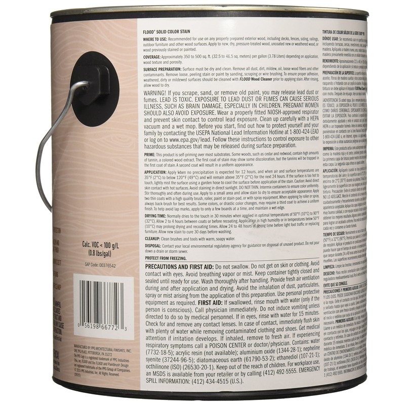 FLOOD/PPG ARCHITECTURAL FIN FLD822-01 Pro Deep Base Stain, 1 gallon