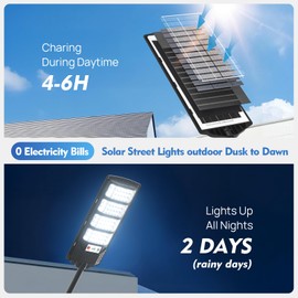 Solar Street Lights Outdoor Waterproof，Solar Floodlights Outdoor Motion Sensor with Remote Control,LED Security Lights Outside are Suitable for Gardens Patios Courtyards Fences Garages Backyards(1pc)