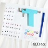 Glupez 50Pcs Ear Piercing Tool Reusable Ear Piercing Gun Kit