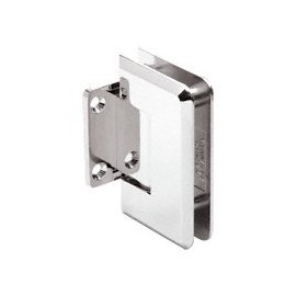 CRL Pinnacle Series Brushed Nickel Wall Mount Short Back Plate Hinge (Standard Model)