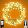 20Ft 200 LEDs Fairy Lights Plug in with Remote and